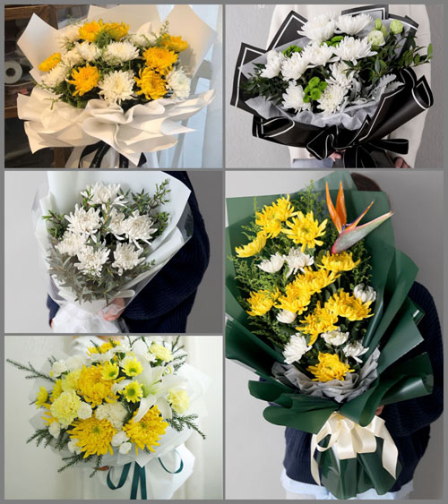 广东清远市清新区浸潭镇白事花束代送